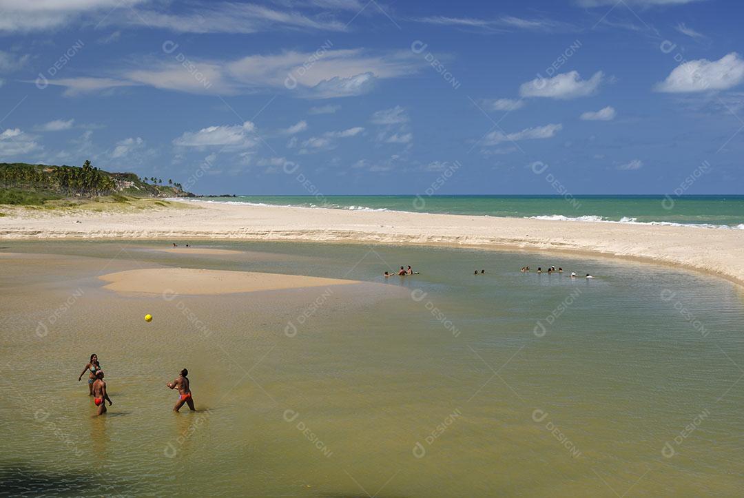 Praia Conde Perto De João Pessoa Paraíba Brasil 3 Imagem JPG
