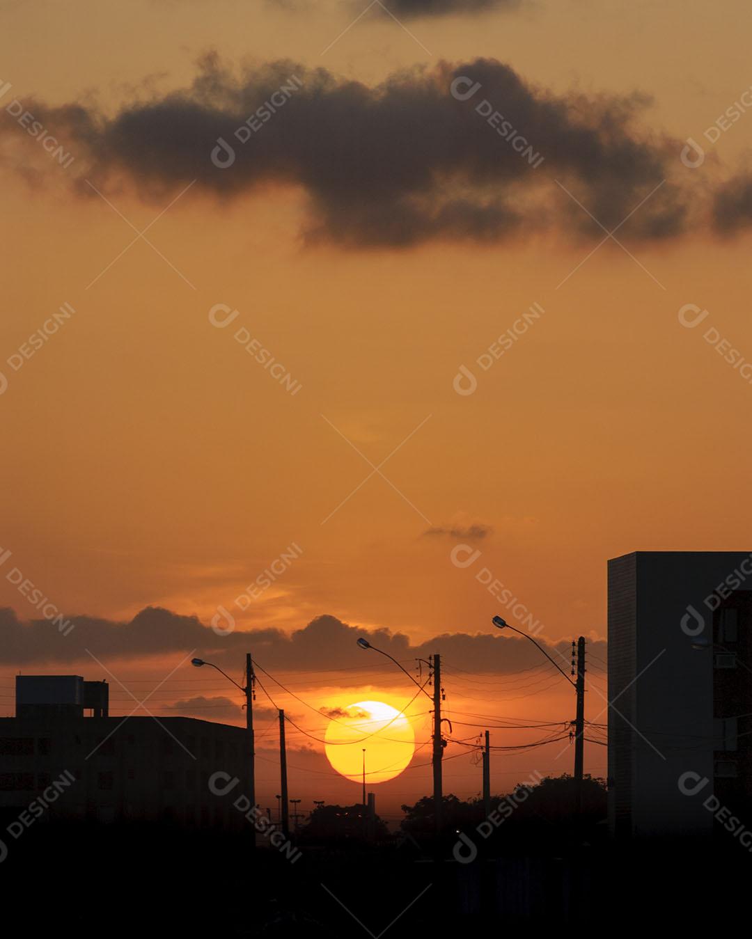 Torre De Rede Elétrica Com Pôr Do Sol 6 Imagem JPG