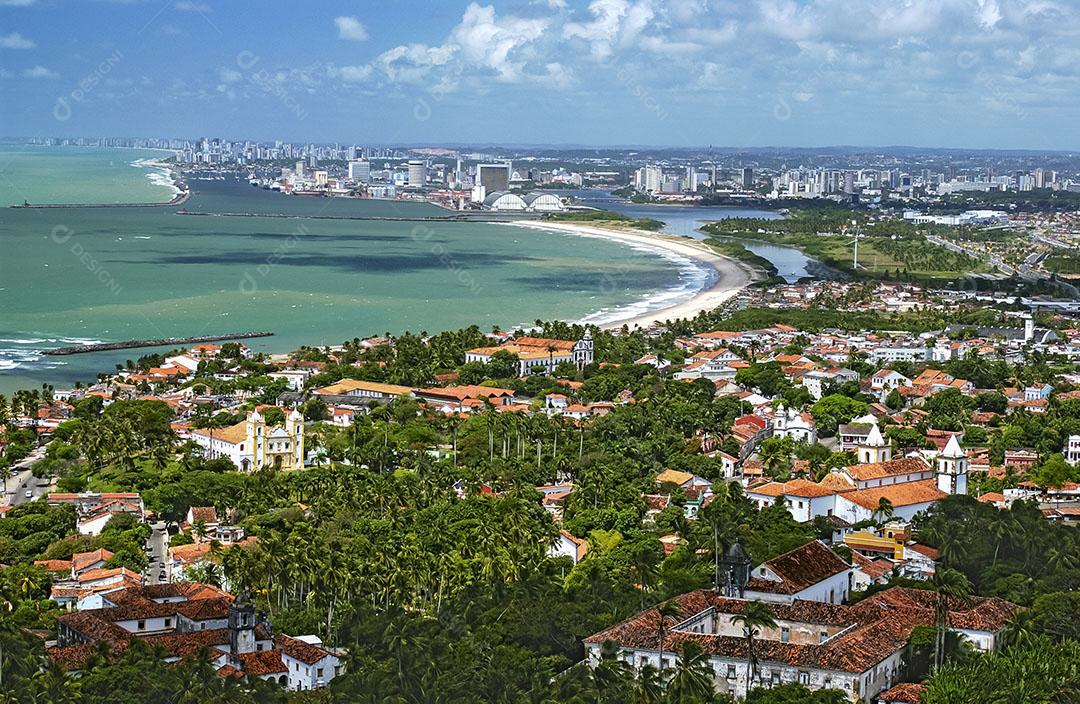 Olinda Recife Branco Ao Fundo Imagem JPG