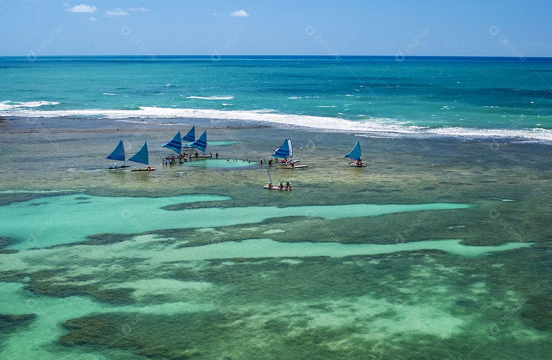 Porto De Galinhas Praia Piscinas Naturais Imagem JPG