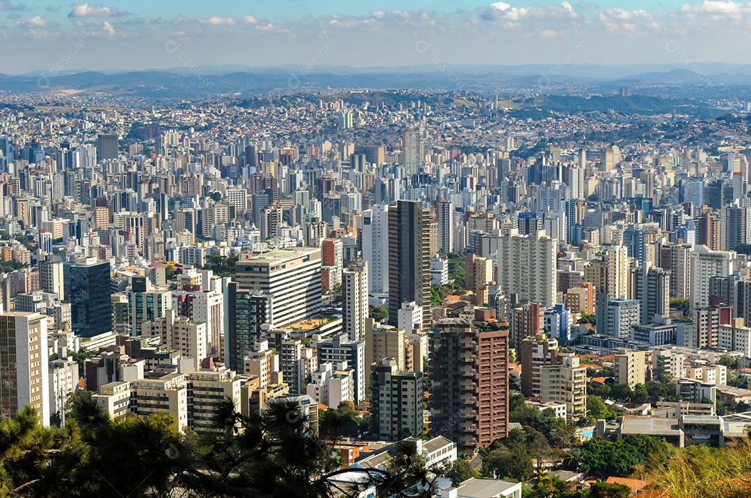 Vista Geral Da Cidade Belo Horizonte Edifícios 7 Imagem JPG