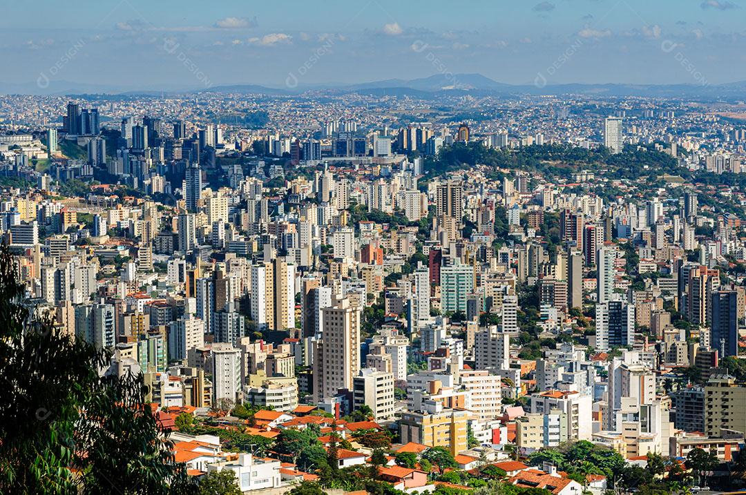 Vista Da Cidade Com Muitos Edifícios 4  Imagem JPG