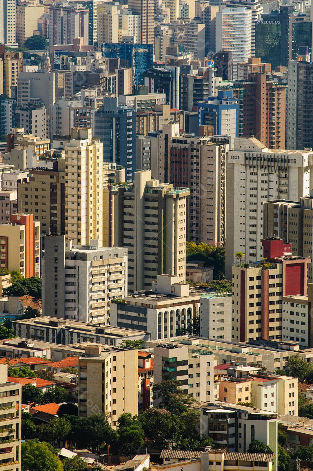Vista Da Cidade Com Muitos Edifícios 2 Imagem JPG