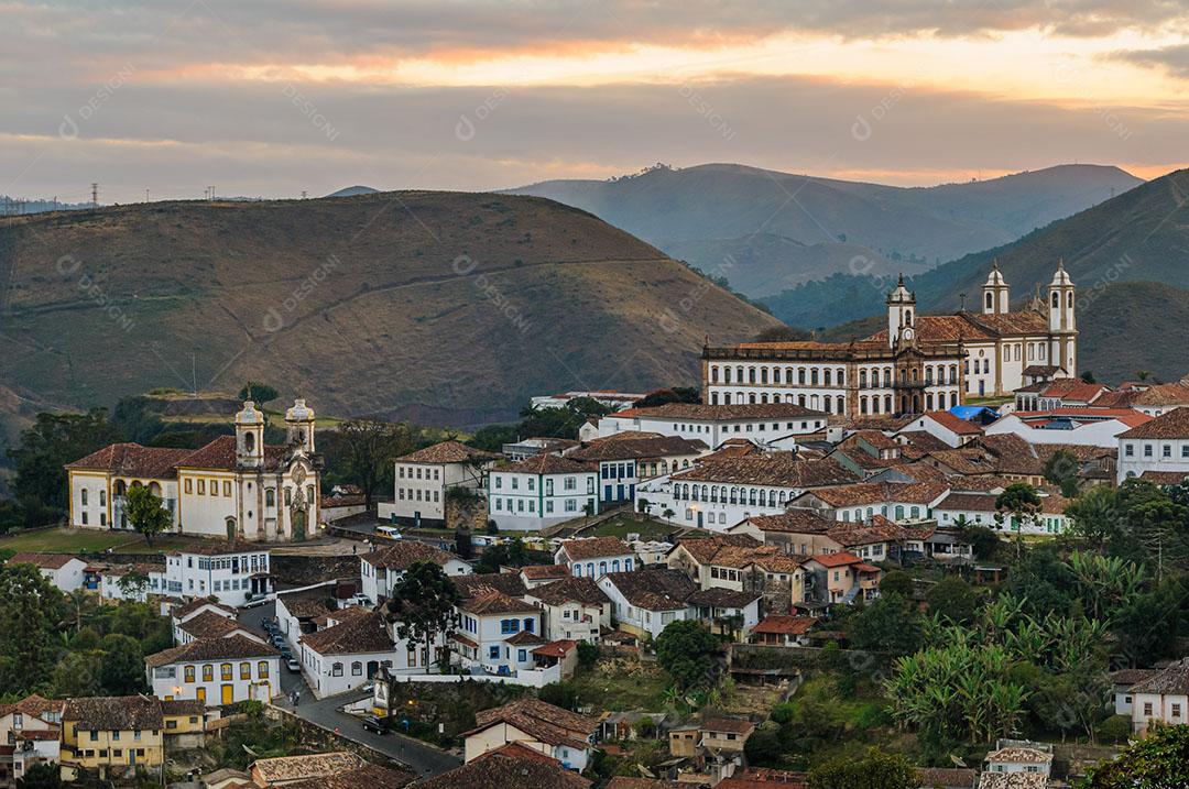 Vista Parcial Da Cidade Com Prédios Históricos Minas Gerais 5  Imagem JPG