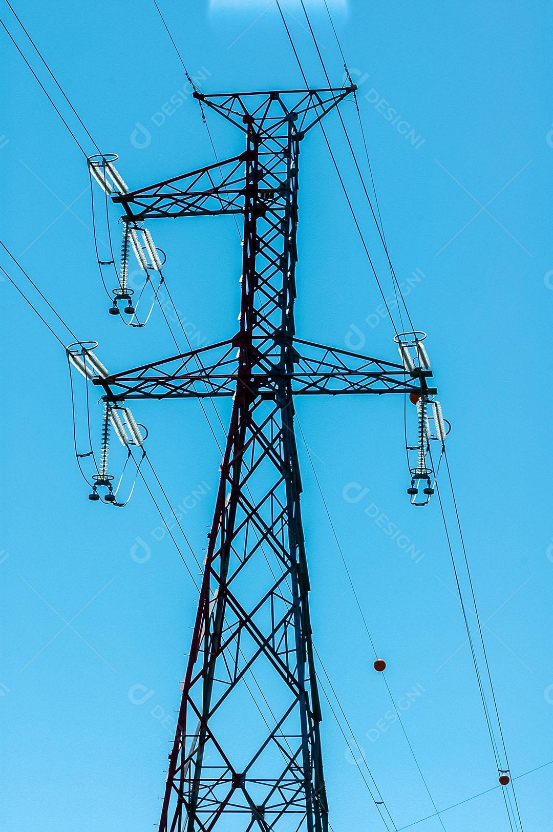 Torre De Transmissão De Eletricidade De Alta Tensão 2 Imagem JPG