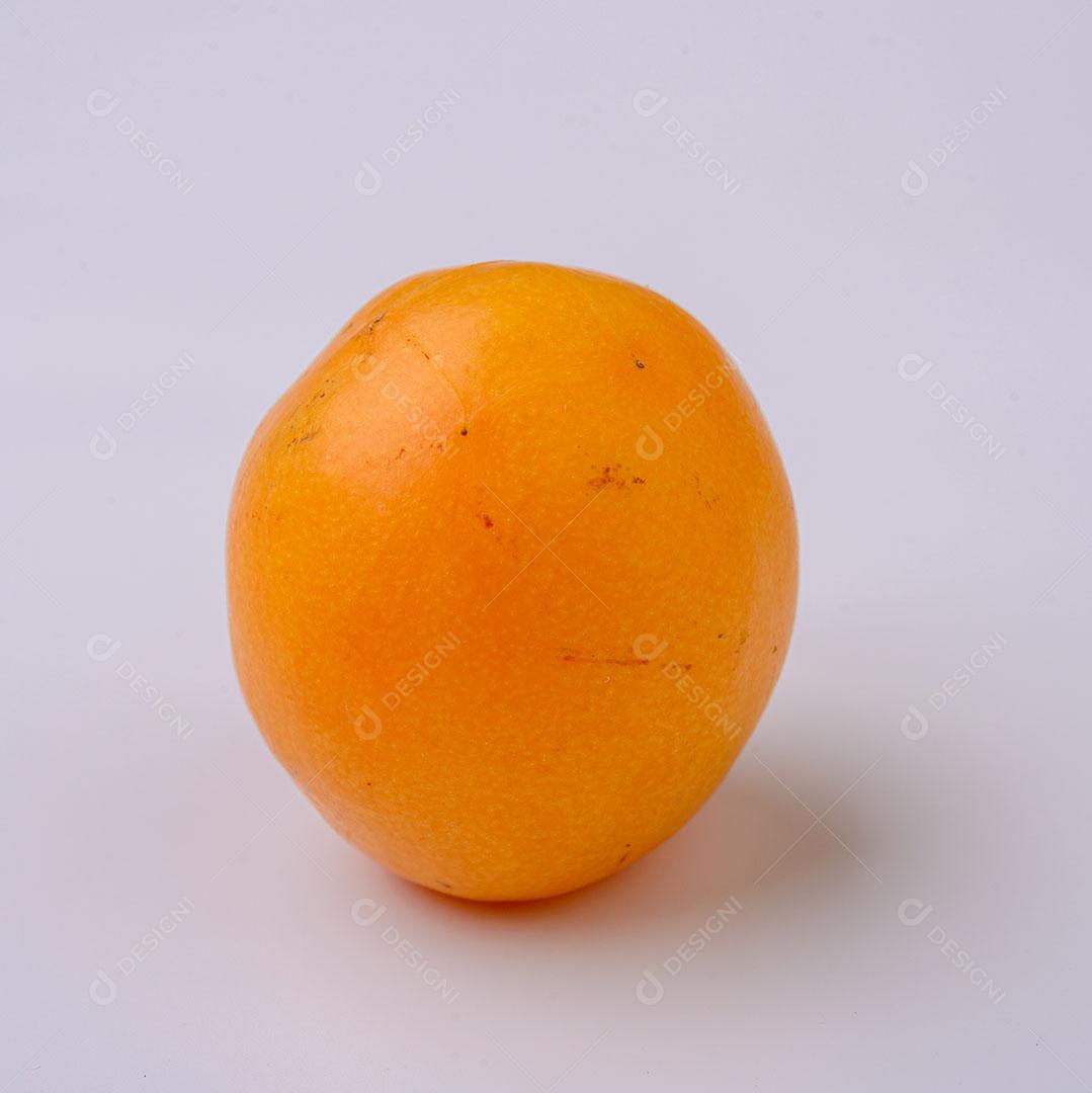 Foto Fruta Brasileira Cajá Em Fundo Branco Imagem JPG