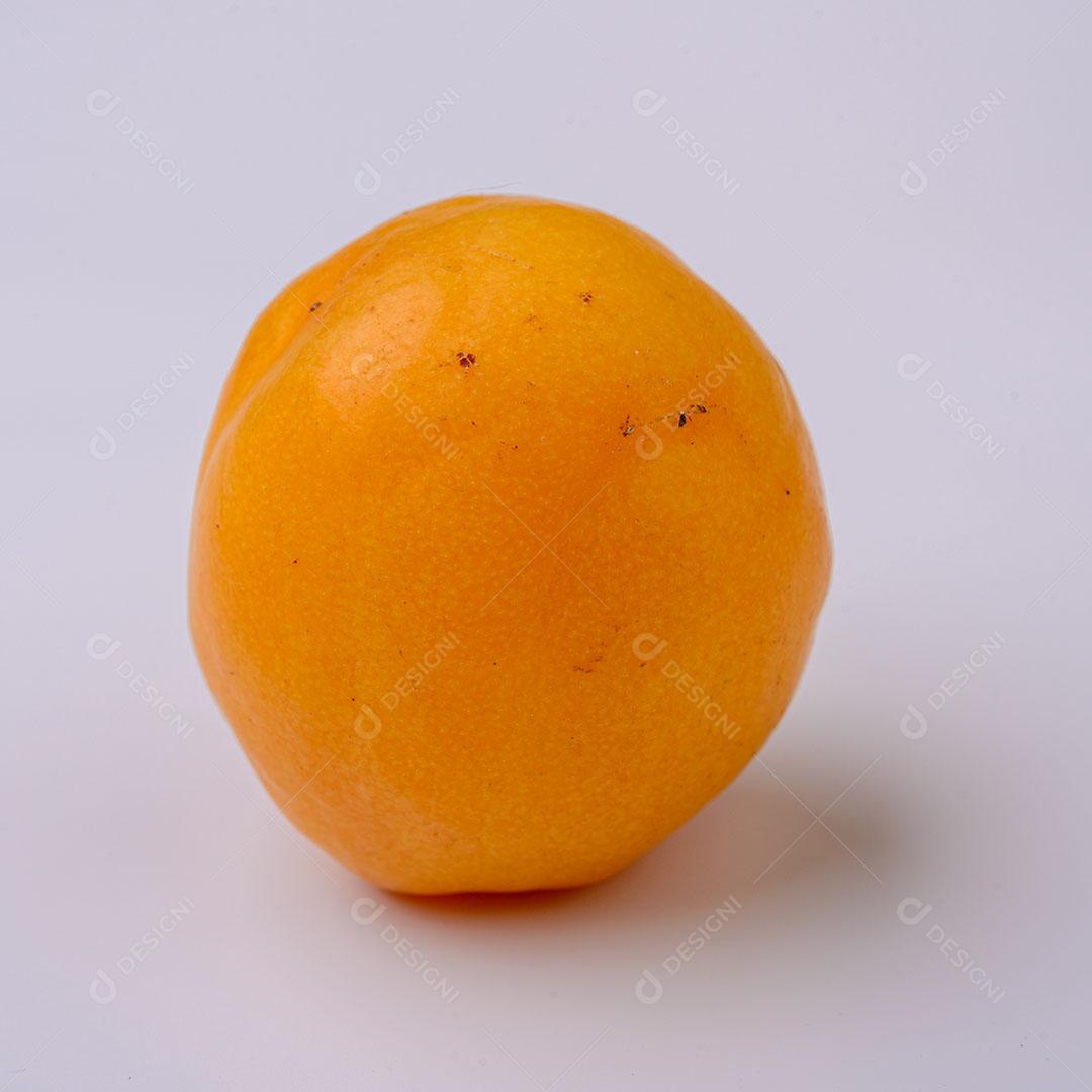 Foto Fruta Brasileira Cajá Em Fundo Branco Imagem JPG