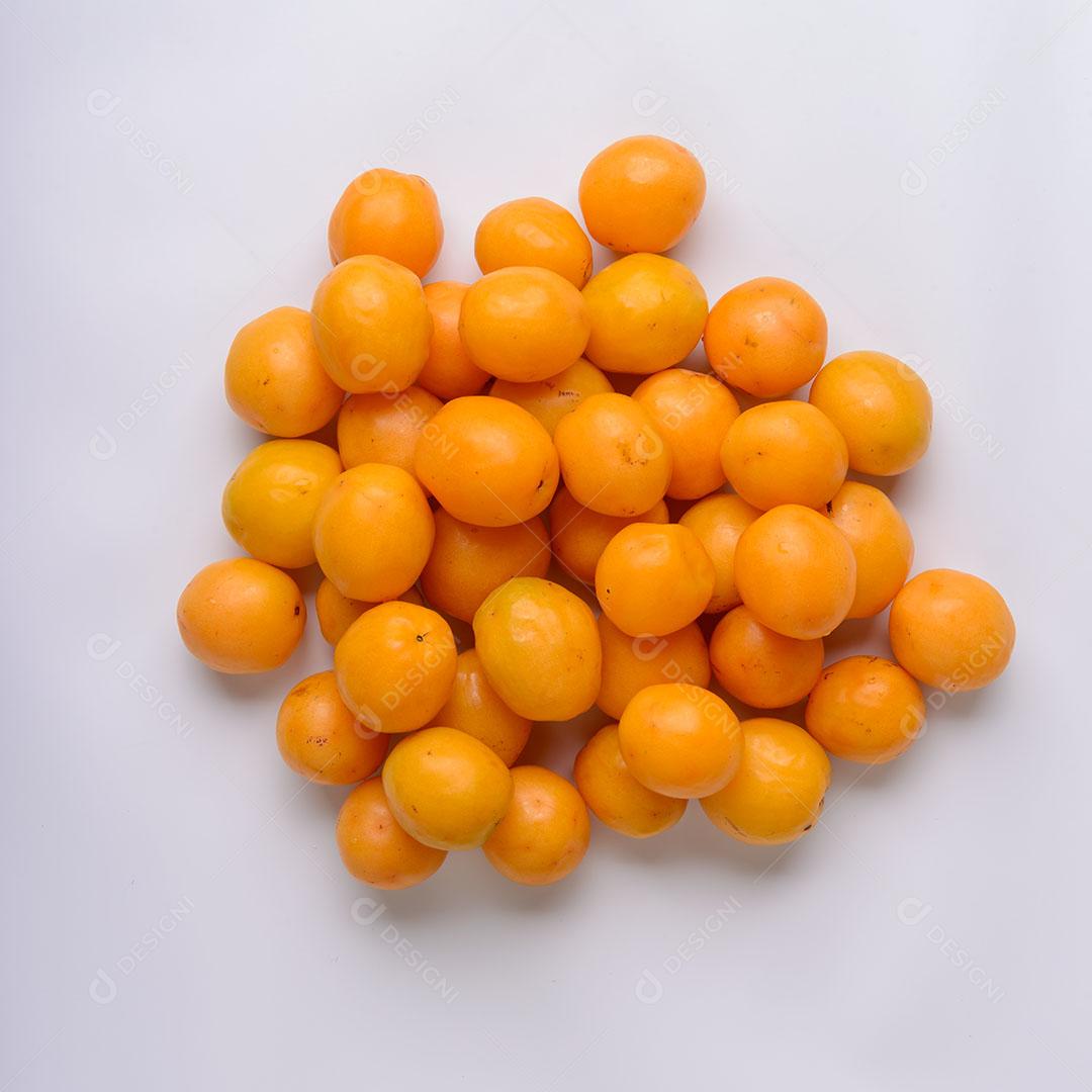 Caja Frutas Brasileiras Em Fundo Branco 2 Imagem JPG