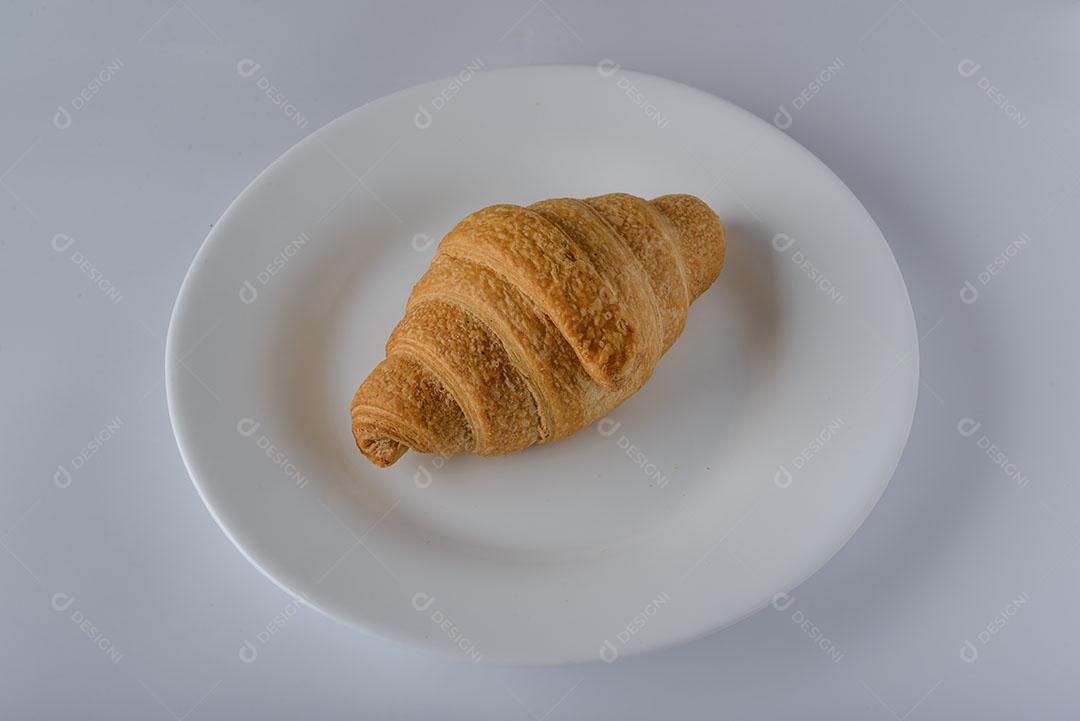 Pão De Croissant Na Chapa Branca 2 Imagem JPG