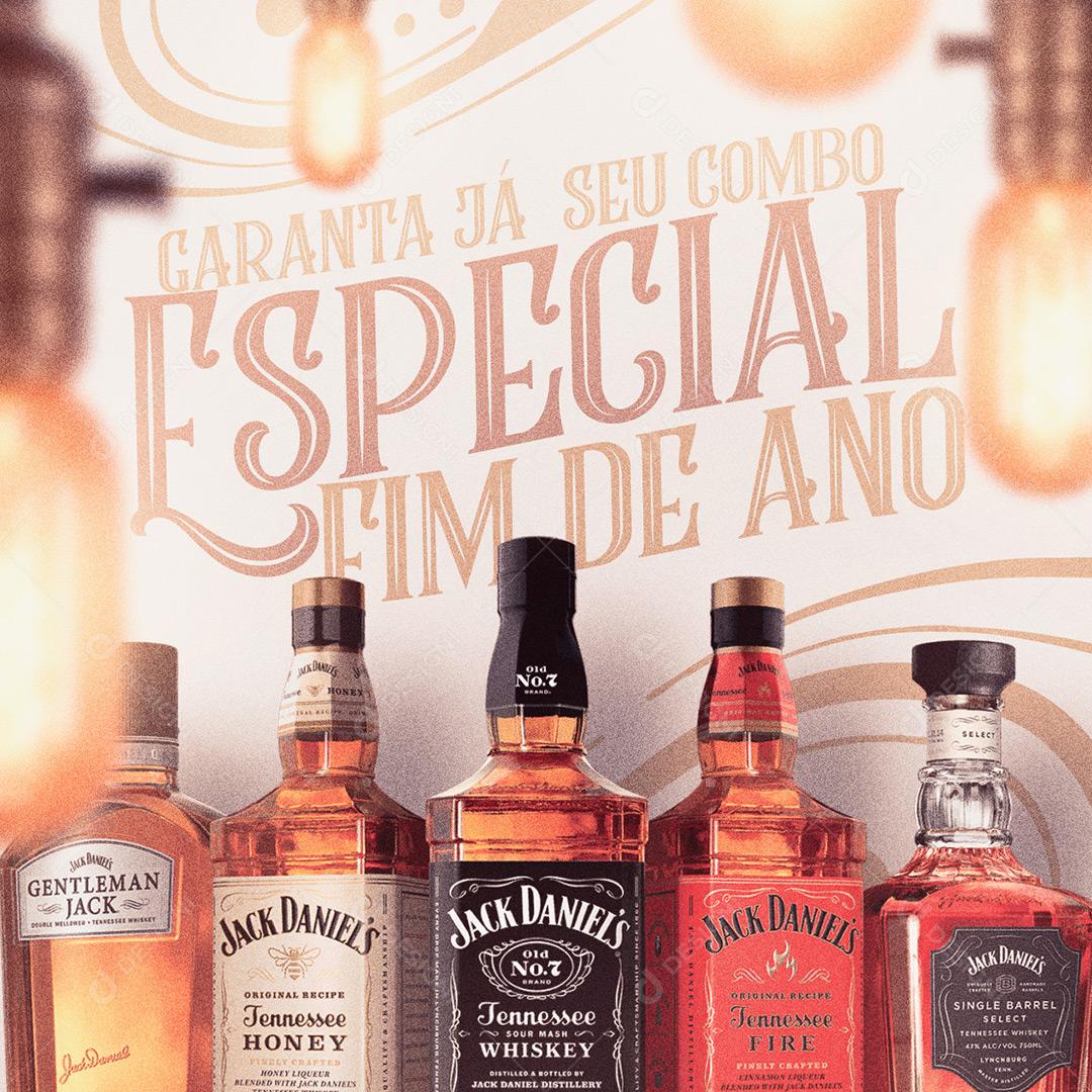 Social Media Bebidas Garanta Já Seu Combo Especial Fim De Ano PSD Editável