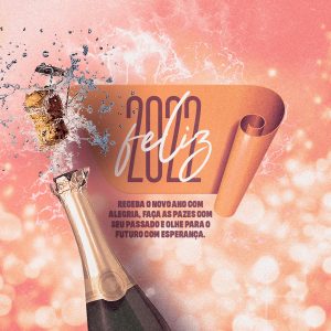 Social Media Feliz 2022 Receba O Novo Ano Com Alegria PSD Editável