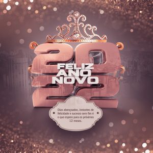 Feliz Ano Novo 2022 Dias Abençados Social Media PSD Editável