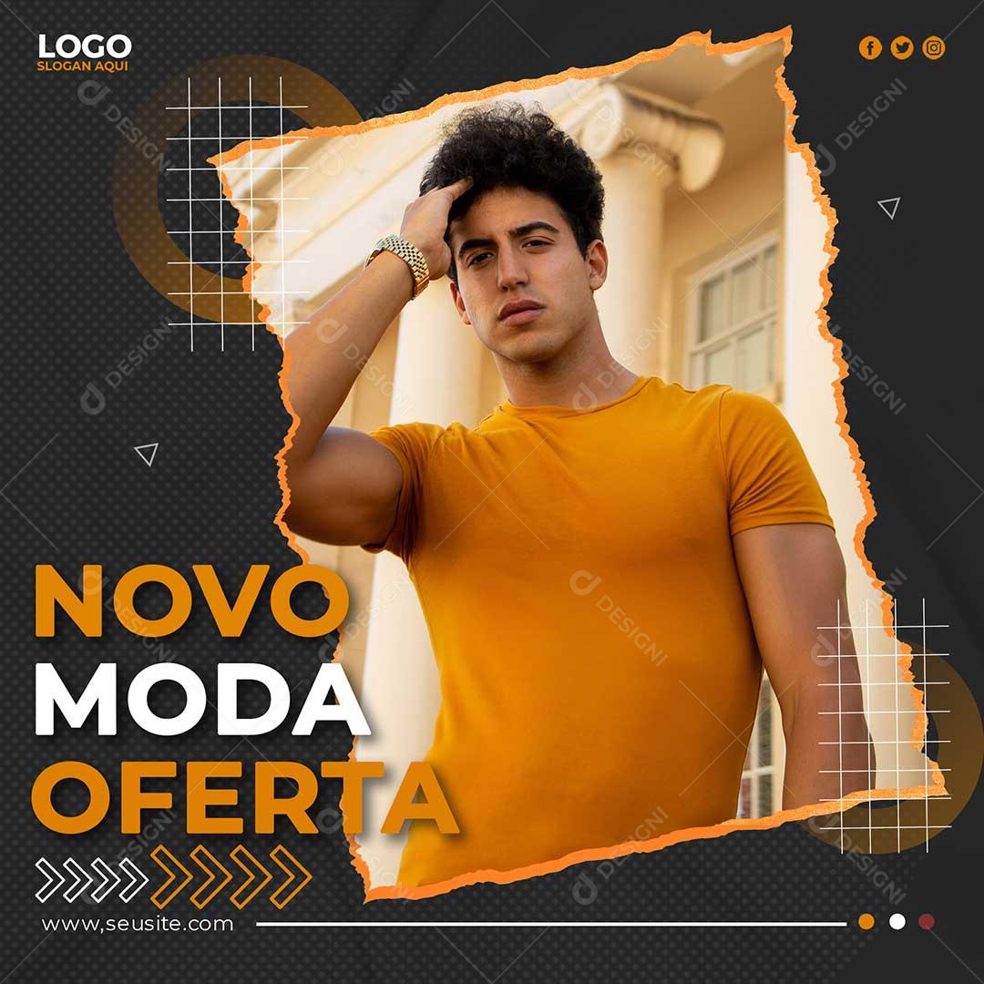 Lojas de Roupas Modas Social Media PSD Editavel