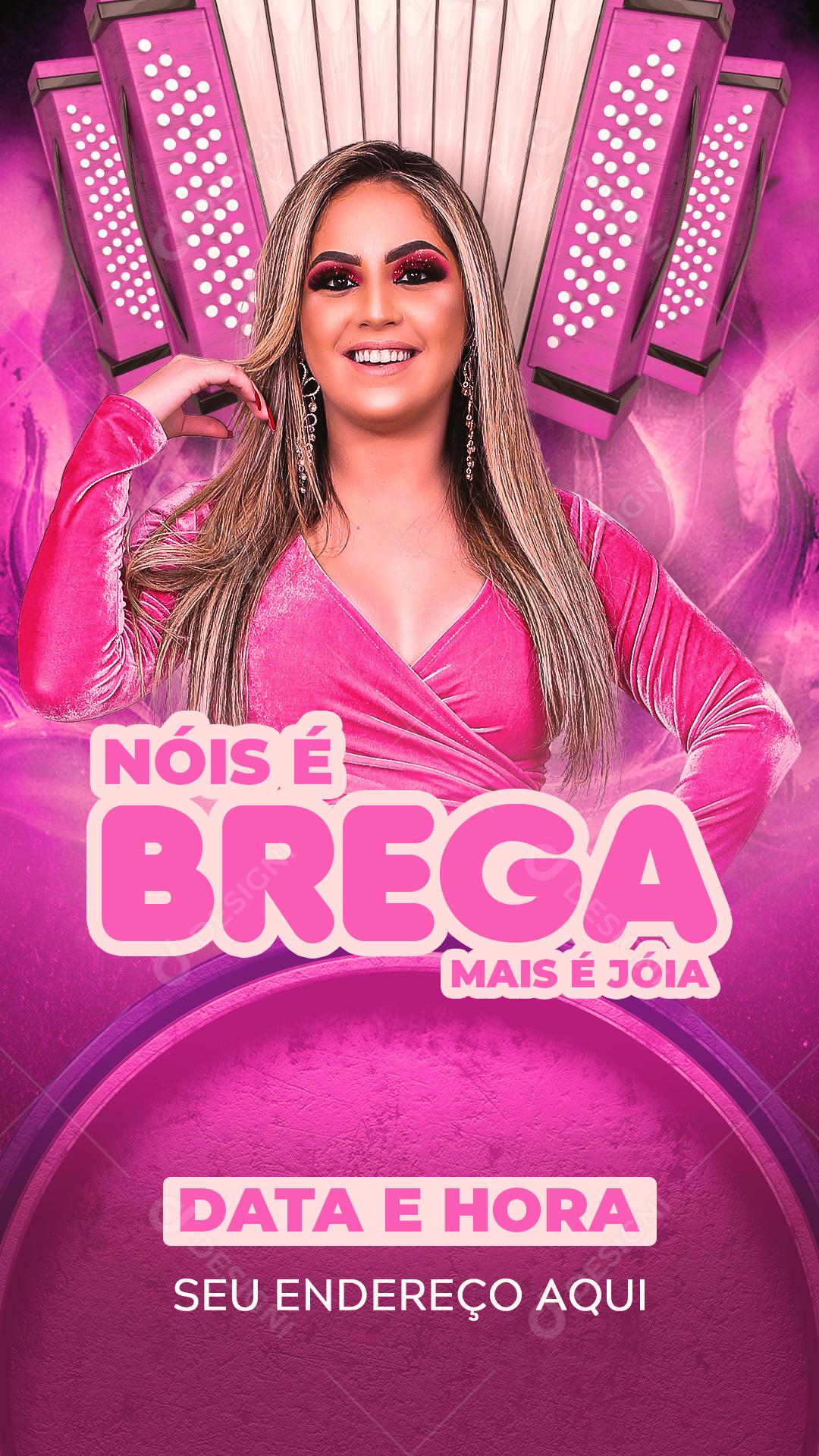 Flyers Nóis É Brega Mais É Jóia Agendas Data Social Media PSD Editável