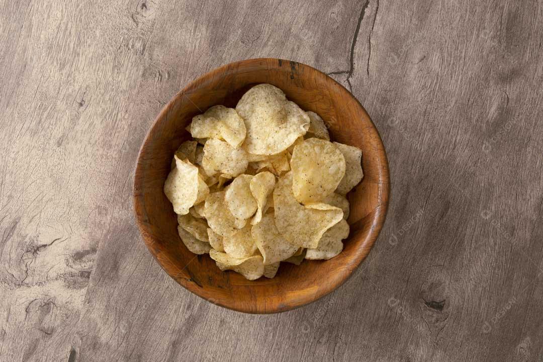 Foto Batata Chips Crocante Imagem JPG