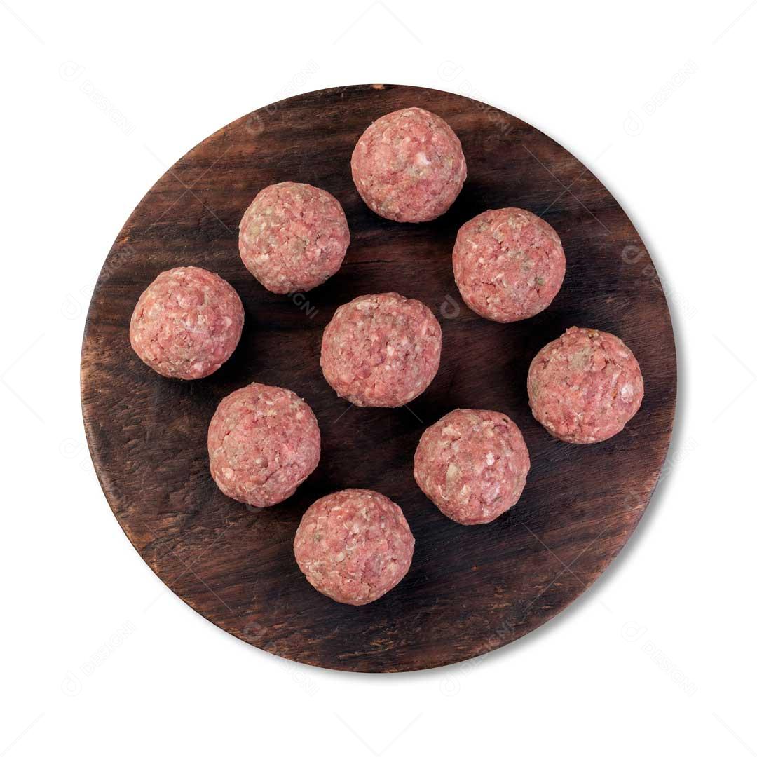 Foto Almondega Crua Taboa Redonda-Top Imagem JPG