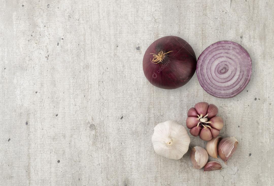 Foto Cebola Alho Imagem JPG