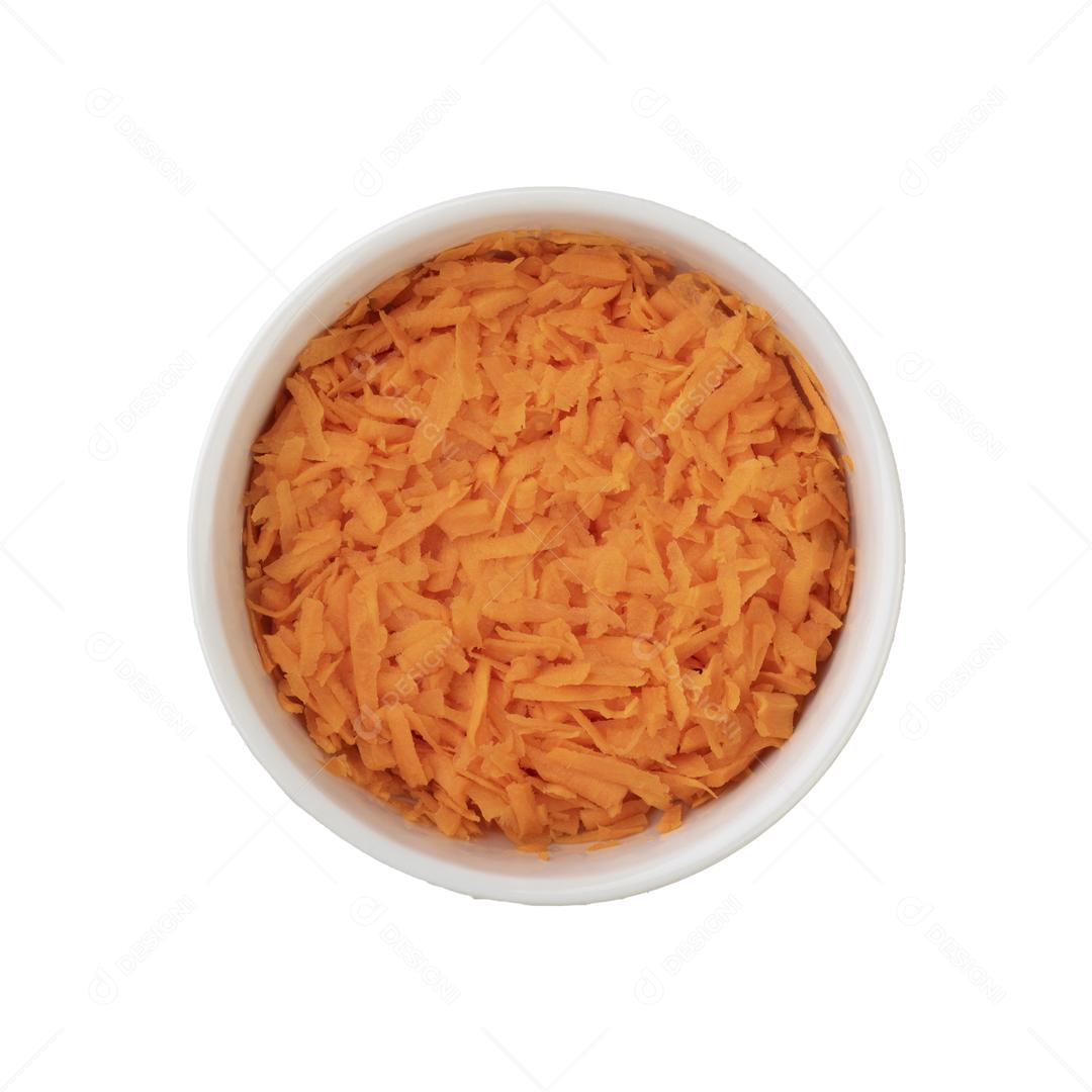 Foto Cenoura Ralada Bowl Branco Imagem JPG