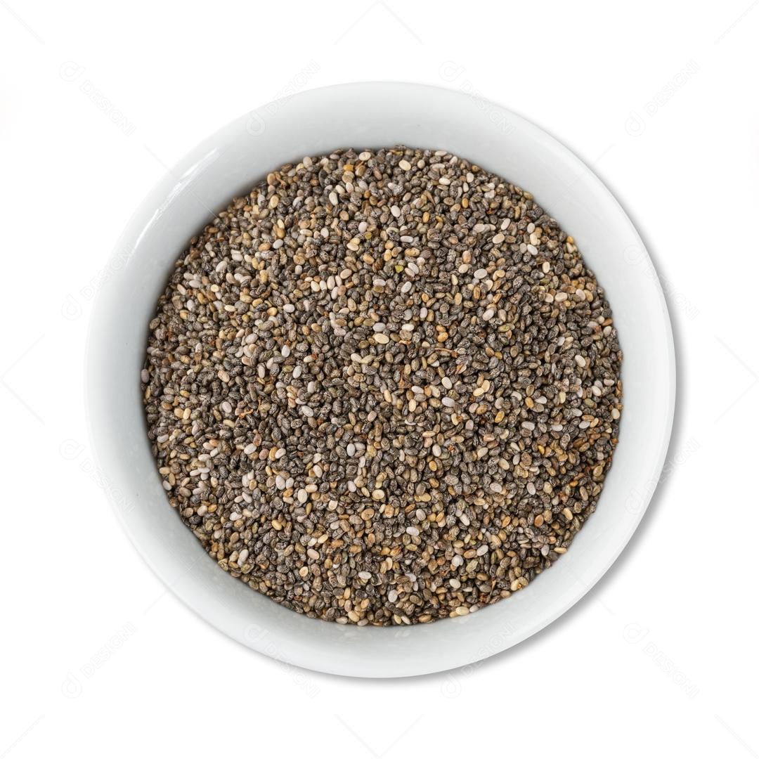 Foto Chia Bowl Branco Imagem JPG