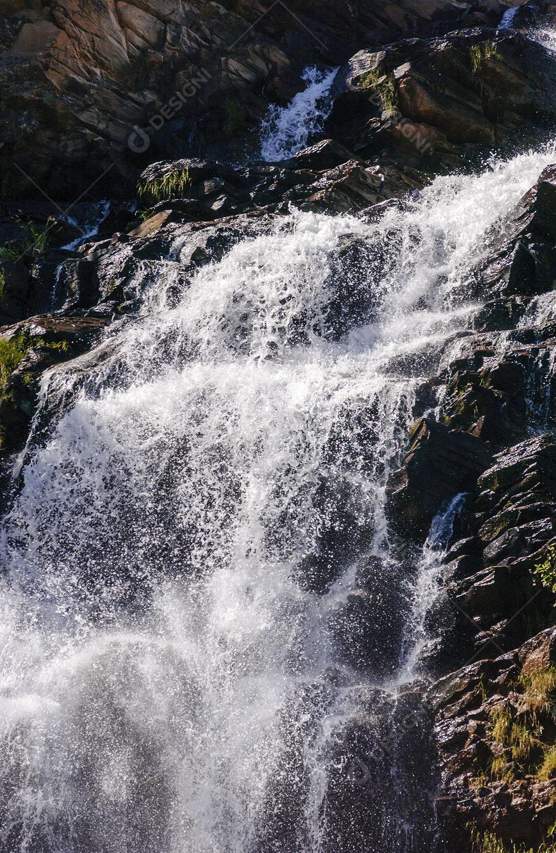 Cachoeira Da Serra Morena No Parque Nacional Da Serra Do Cipó Minas Gerais 2 Imagem JPG
