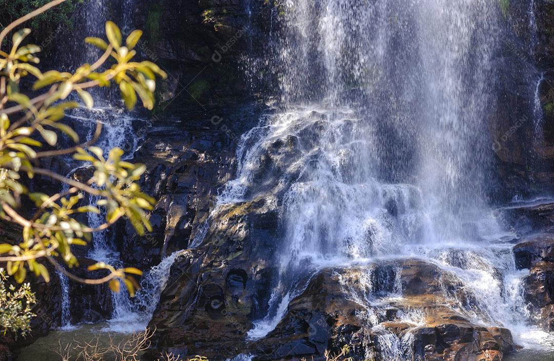 Cachoeira Da Serra Morena No Parque Nacional Da Serra Do Cipó 20 Imagem JPG