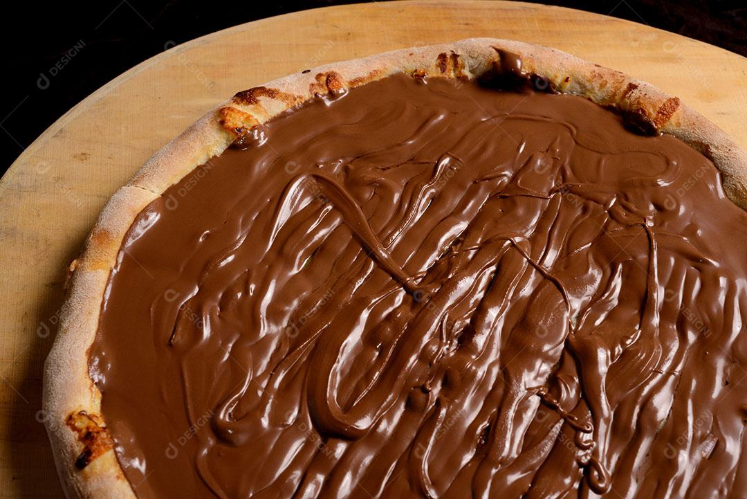 Pizza De Chocolate 5 Imagem JPG
