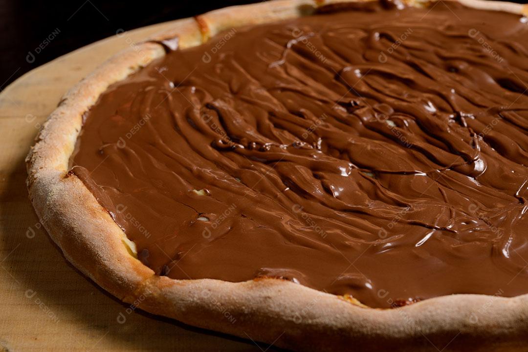 Pizza De Chocolate 4 Imagem JPG