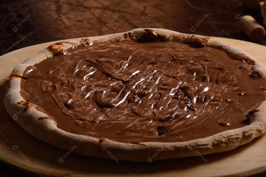 Pizza De Chocolate Imagem JPG
