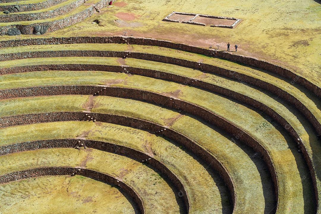 Pesquisa Arqueológico De Moray Povos Inca 1 Imagem JPG