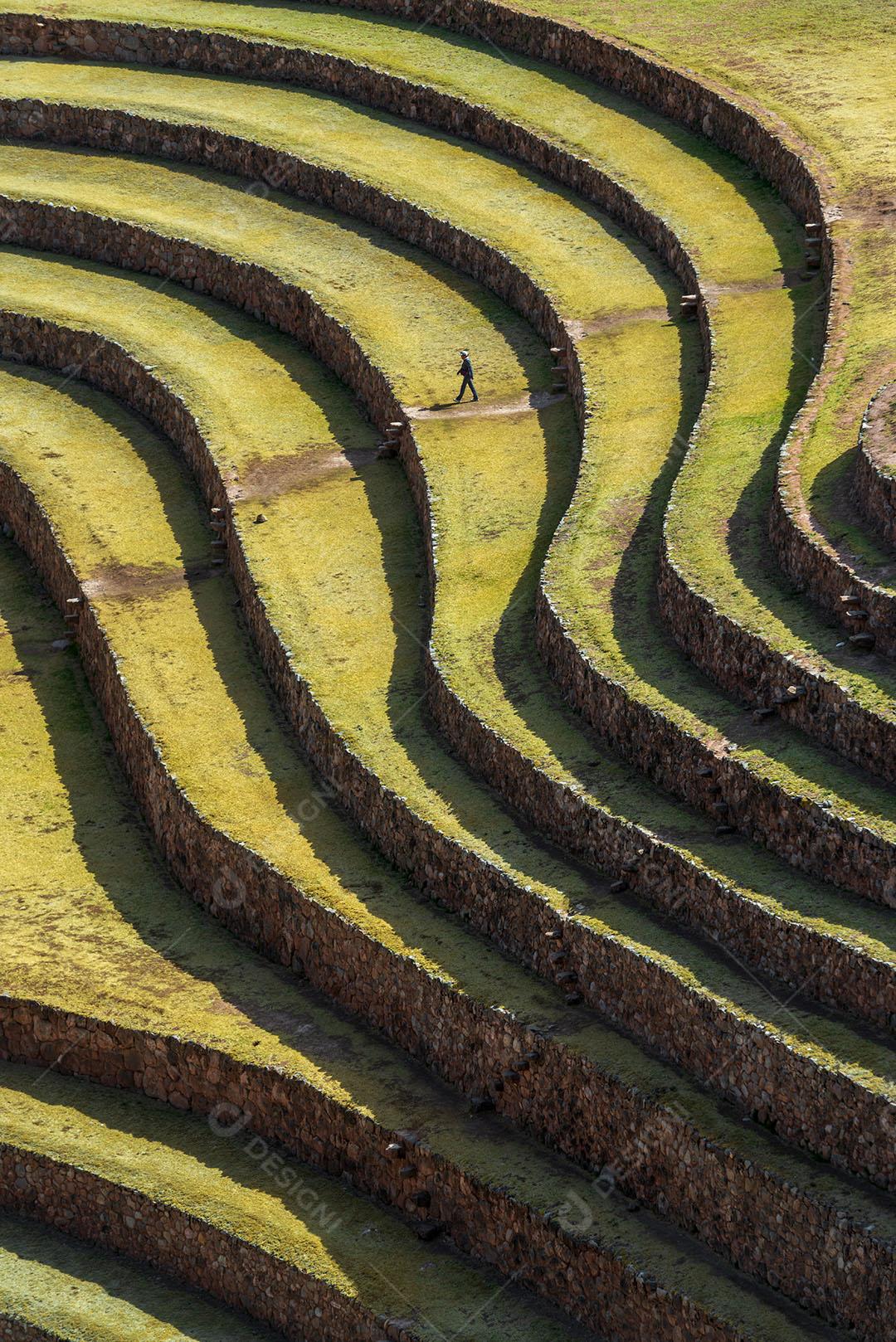 Centro Arqueológico De Moray Povos Inca 8 Imagem JPG