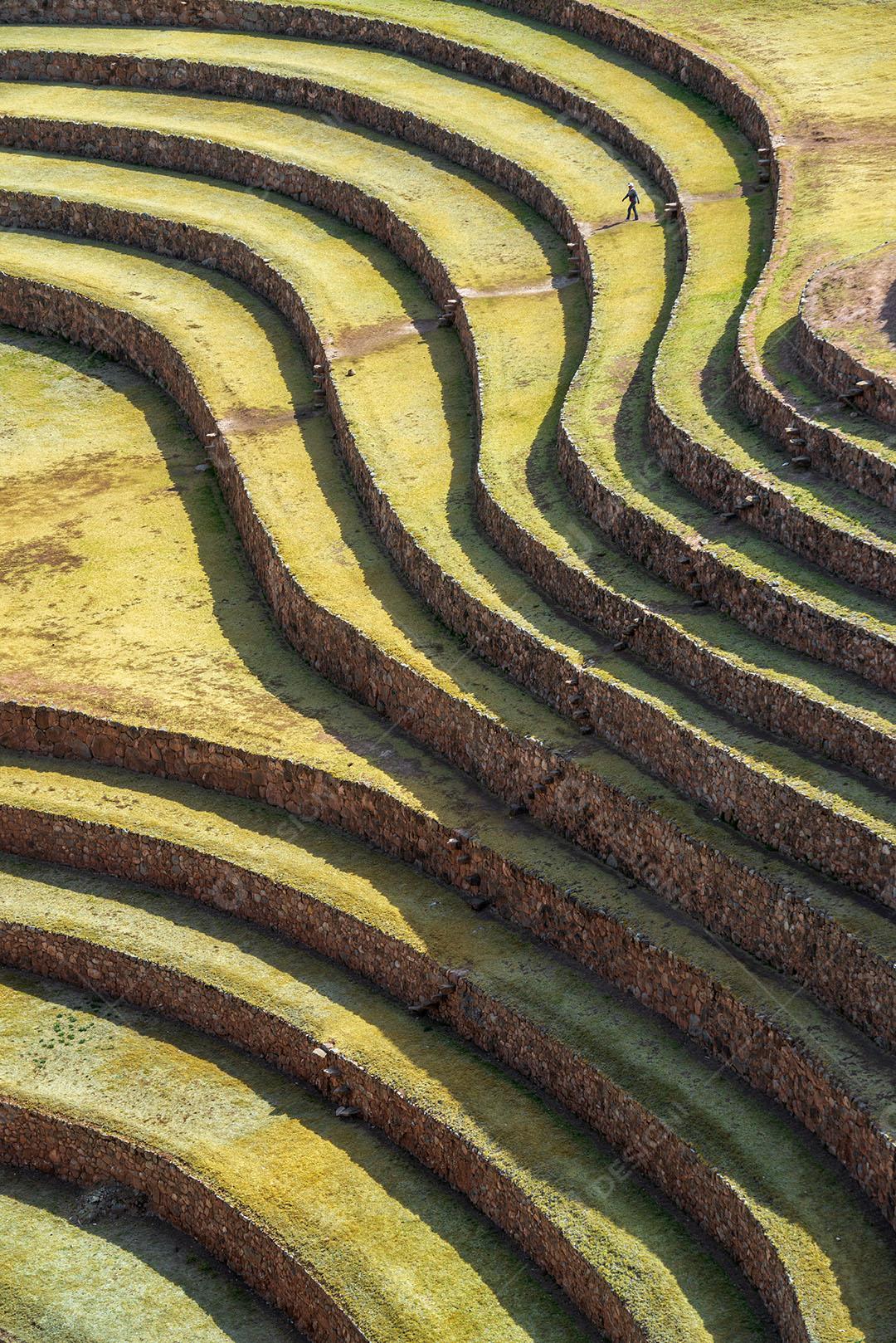 Centro Arqueológico De Moray Povos Inca 7 Imagem JPG