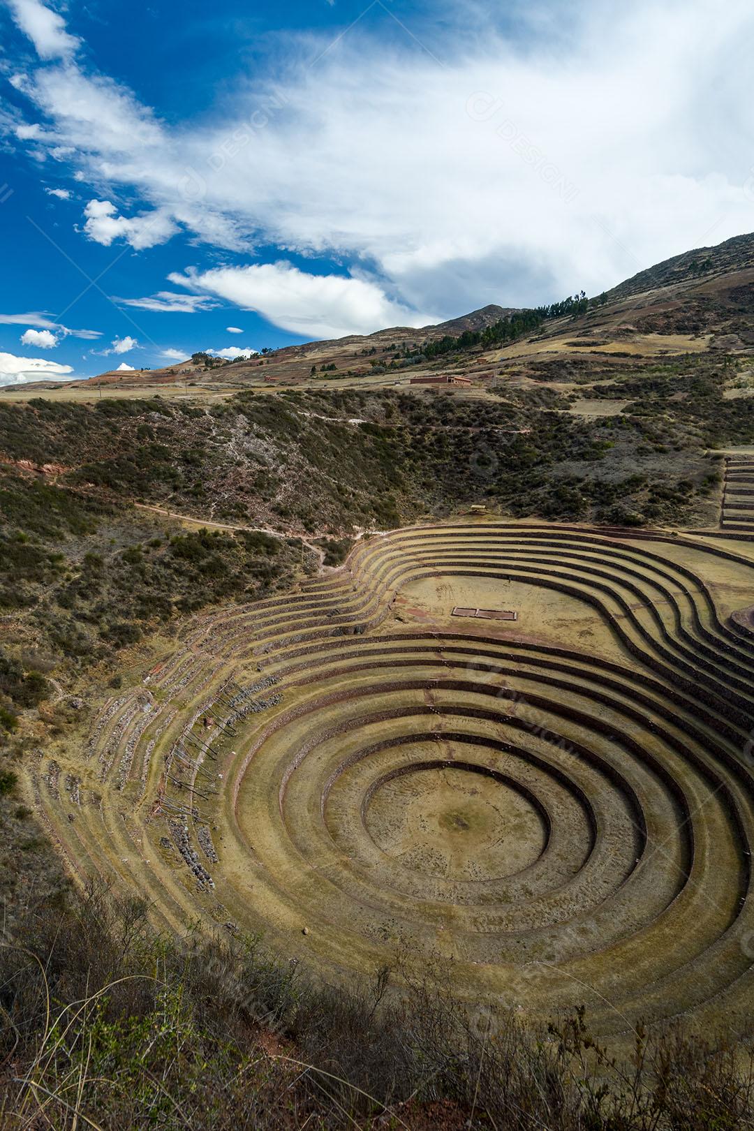 Centro Arqueológico De Moray Povos Inca 3 Imagem JPG