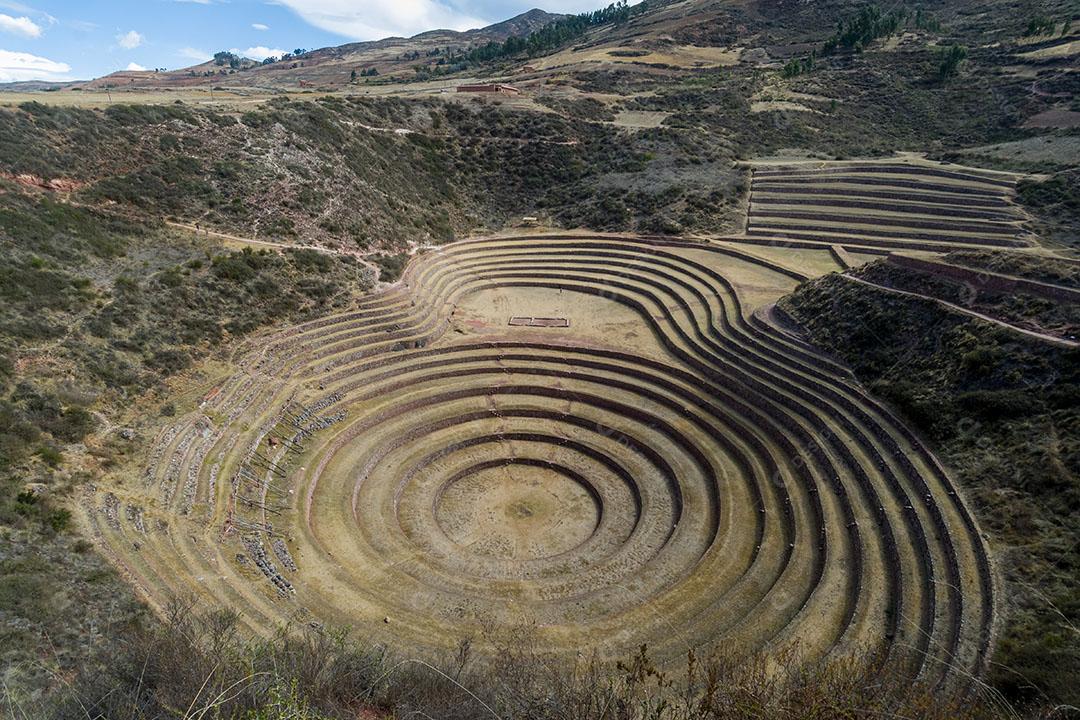 Centro Arqueológico De Moray Povos Inca 2 Imagem JPG
