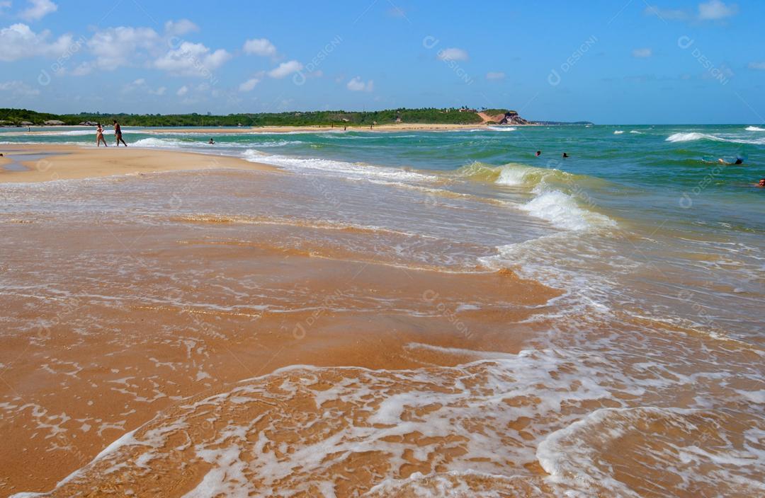 Ondas na Praia da Barra de Gramame João Pessoa Paraíba Brasil Imagem JPG
