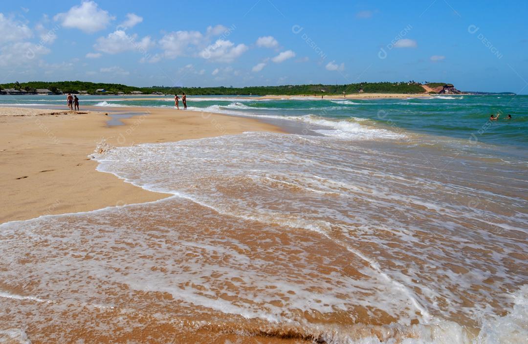 Ondas na Praia da Barra de Gramame João Pessoa Paraíba Brasil Imagem JPG