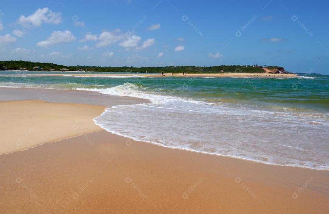 Ondas na Praia da Barra de Gramame João Pessoa Paraíba Brasil Imagem JPG