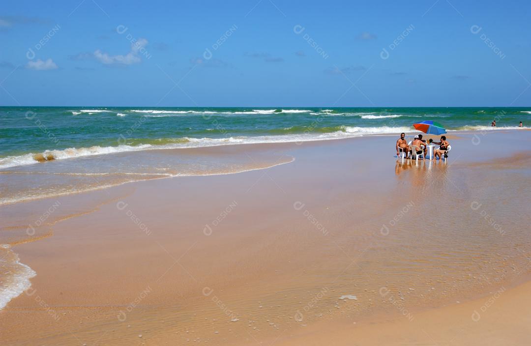 Ondas na Praia da Barra de Gramame João Pessoa Paraíba Brasil Imagem JPG