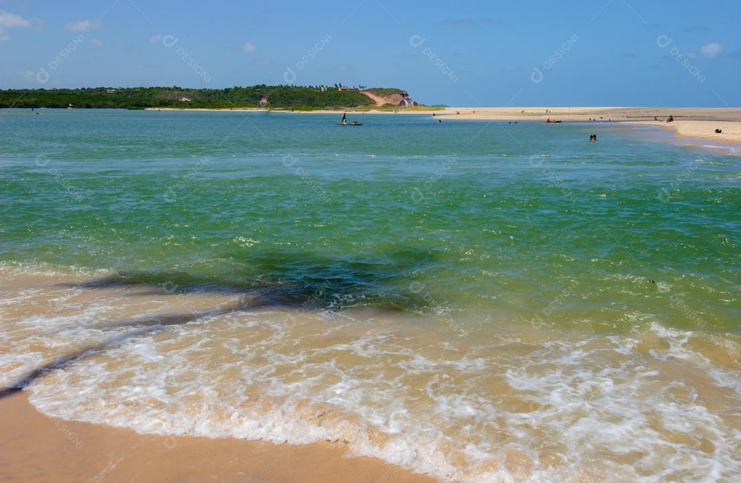 Ondas na Praia da Barra de Gramame João Pessoa Paraíba Brasil Imagem JPG