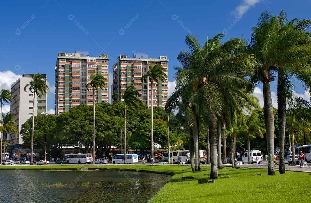 Joao Pessoa Paraiba Cidade Vista Da Praia Com Coqueiro Imagem JPG