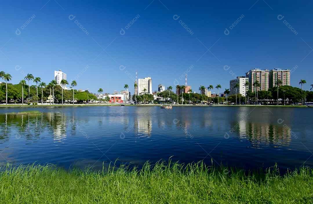 João Pessoa Paraíba Vista da lagoa do Parque Solon de Lucena Imagem JPG