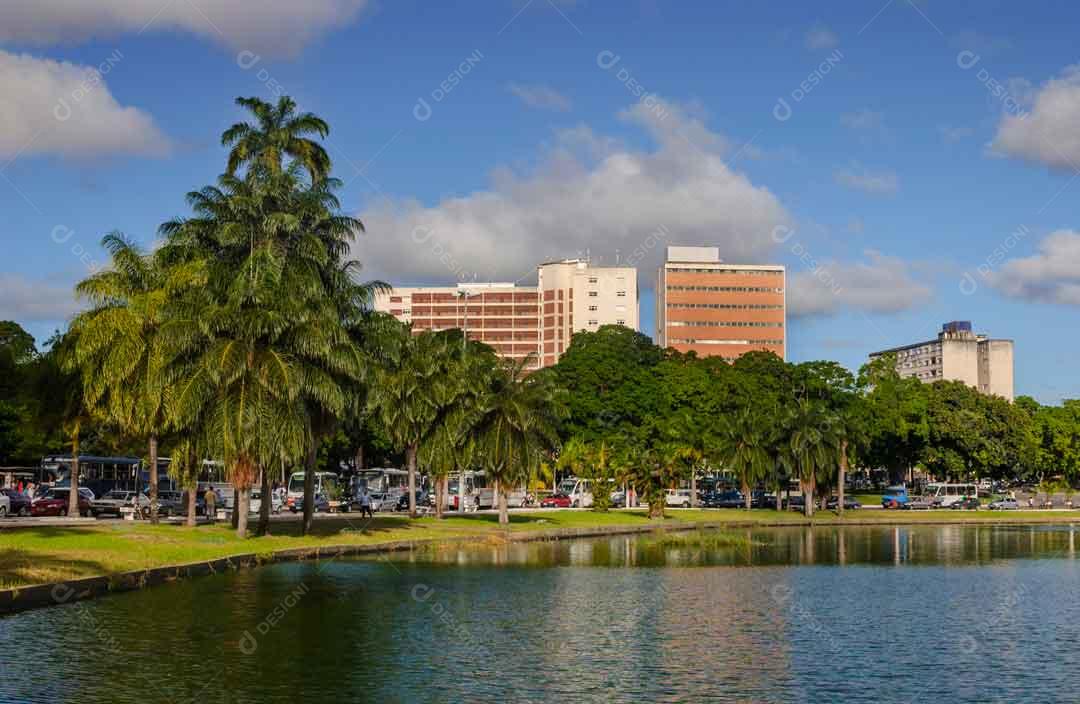 João Pessoa Paraíba Vista da lagoa do Parque Solon de Lucena Imagem JPG