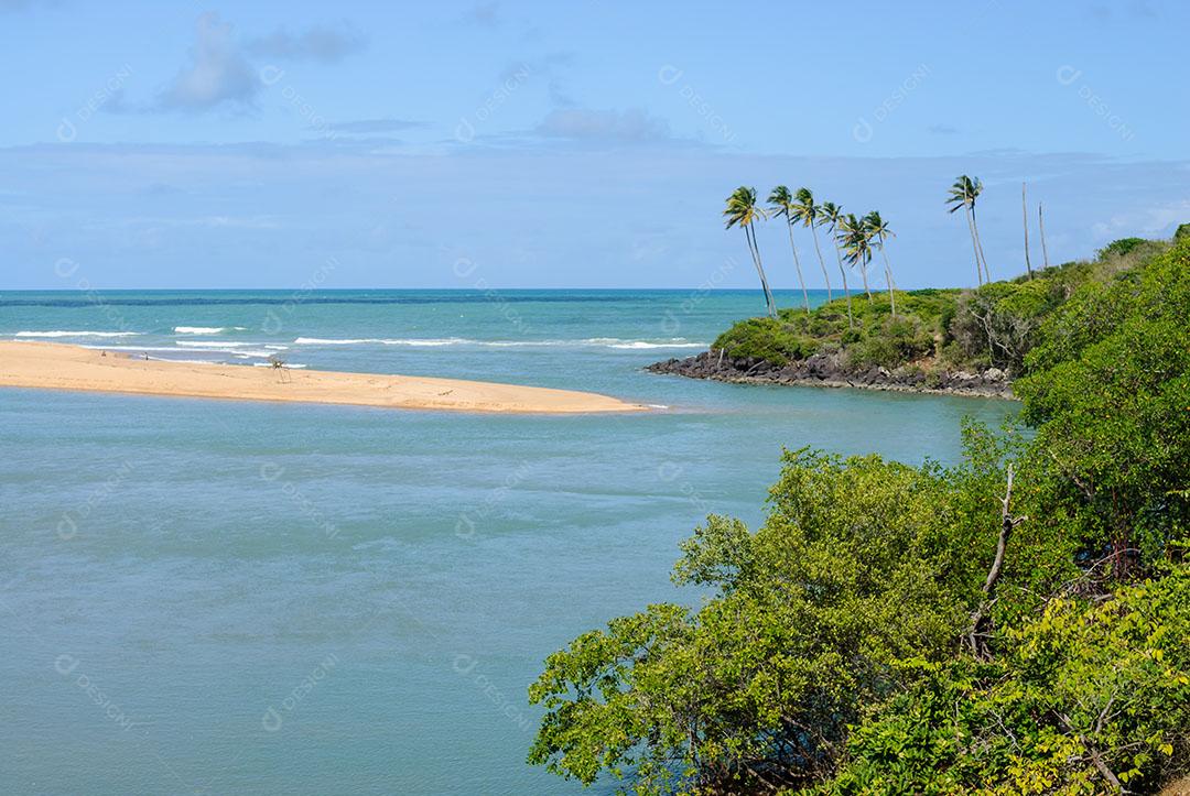 Praia Da Barra De Camaratuba Imagem JPG