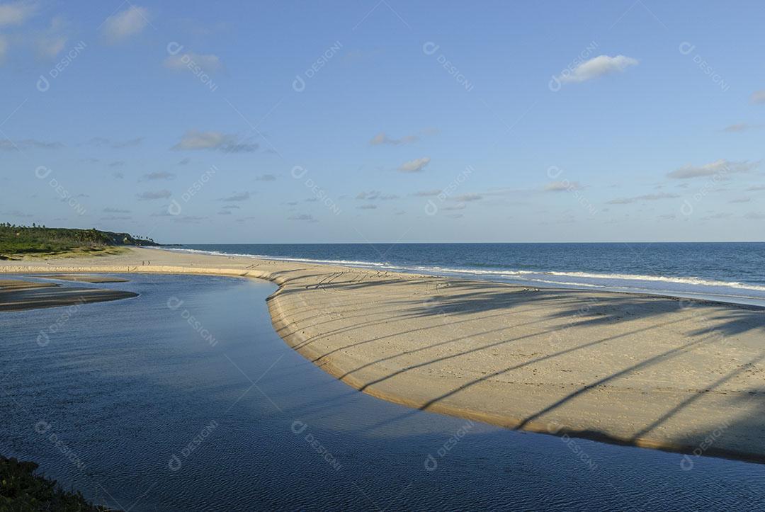 Ondas na Praia da Barra de Gramame João Pessoa Paraíba Brasil Imagem JPG