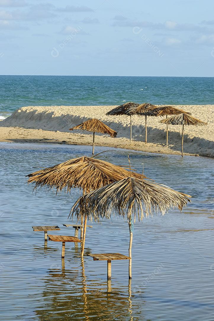 Ondas na Praia da Barra de Gramame João Pessoa Paraíba Brasil Imagem JPG