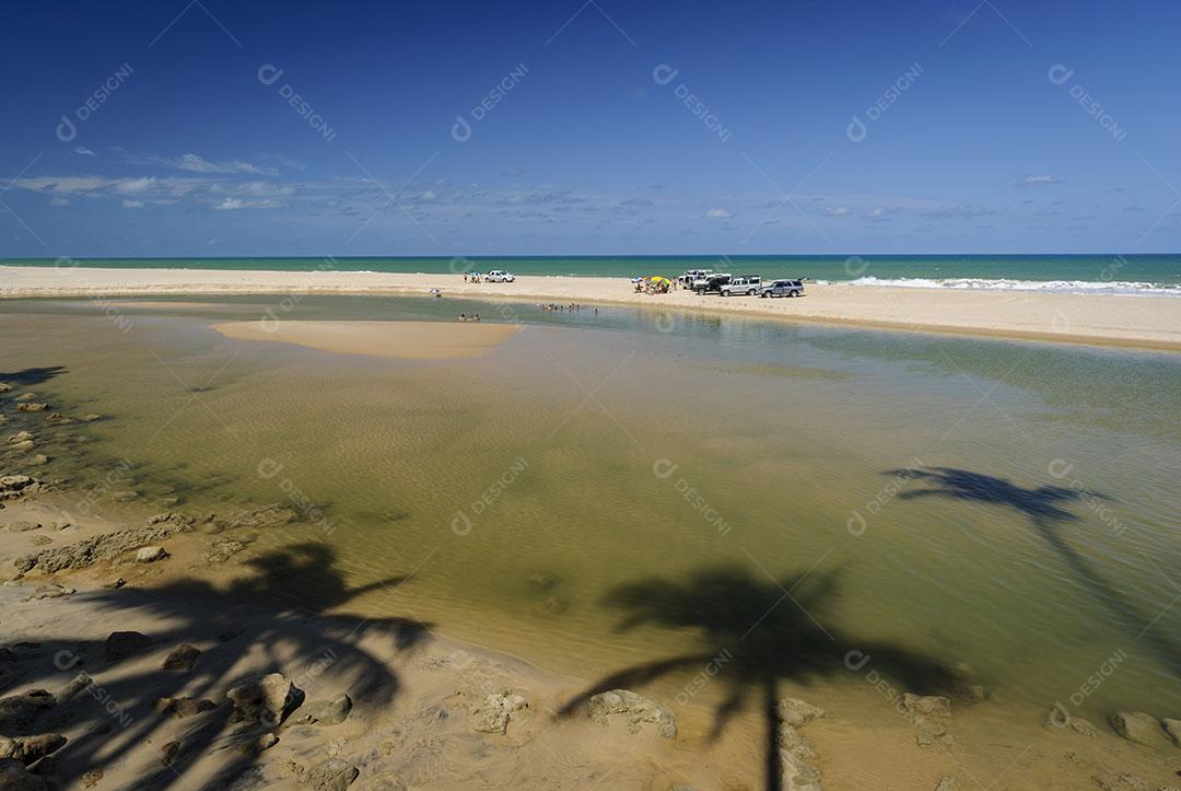 Ondas na Praia da Barra de Gramame João Pessoa Paraíba Brasil Imagem JPG