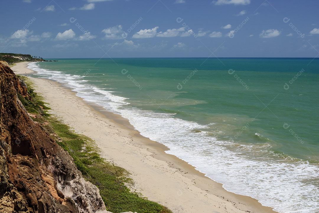 Ondas na Praia da Barra de Gramame João Pessoa Paraíba Brasil Imagem JPG