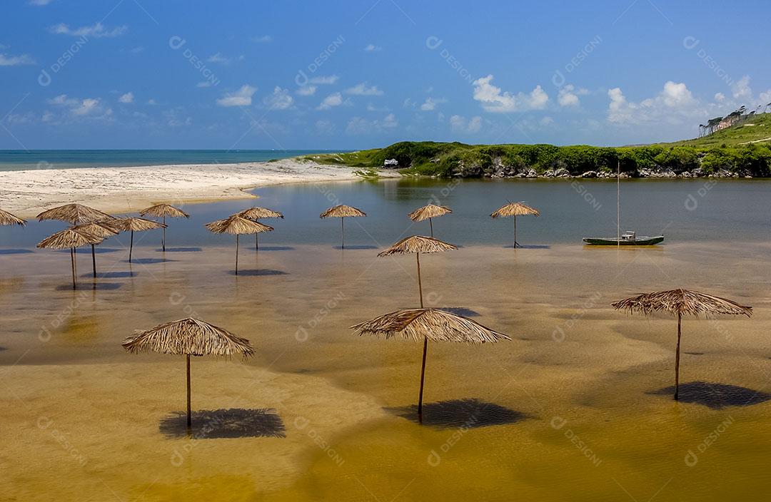 Ondas na Praia da Barra de Gramame João Pessoa Paraíba Brasil Imagem JPG