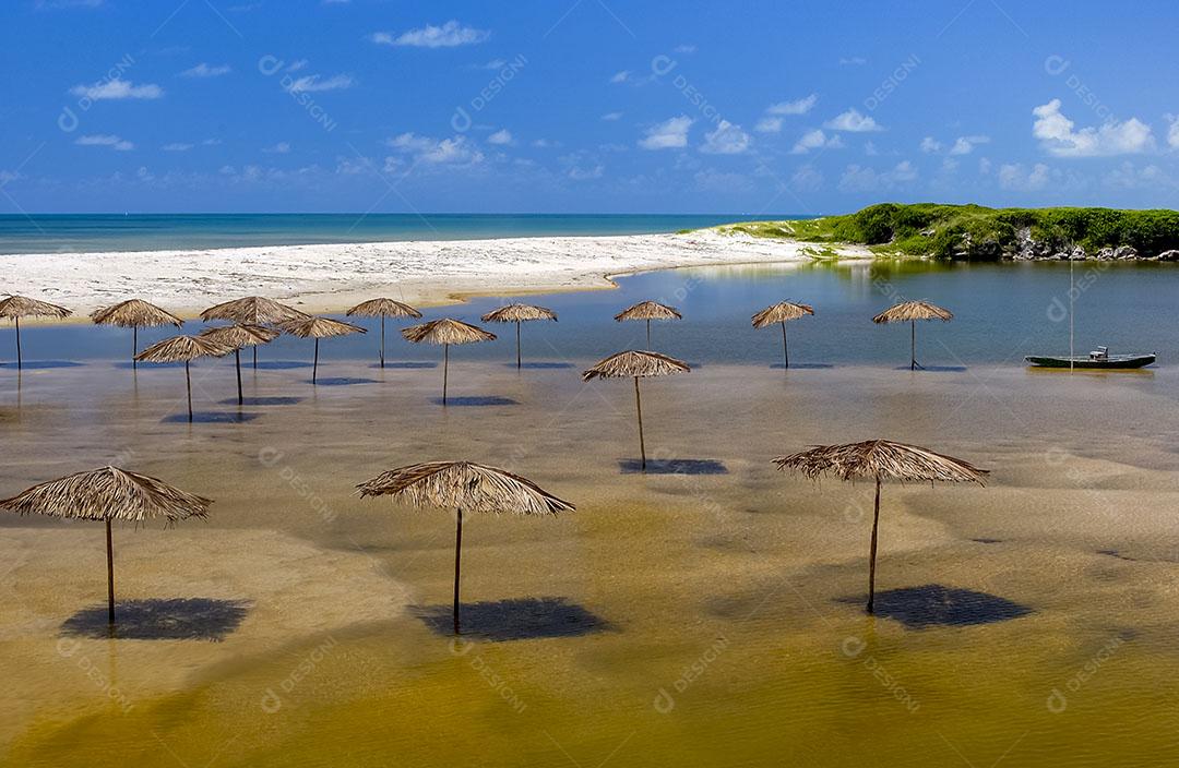 Ondas na Praia da Barra de Gramame João Pessoa Paraíba Brasil Imagem JPG