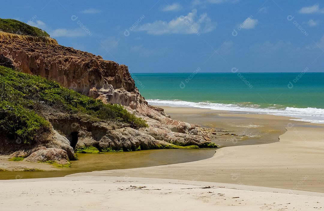 Ondas na Praia da Barra de Gramame João Pessoa Paraíba Brasil Imagem JPG