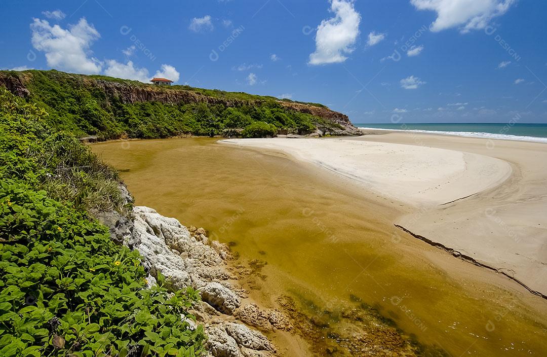 Ondas na Praia da Barra de Gramame João Pessoa Paraíba Brasil Imagem JPG